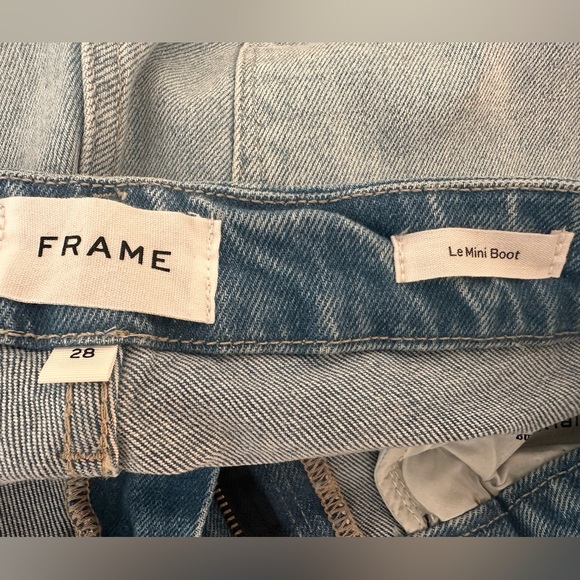 Frame NWT Le Mini Boot Mid-Rise Bootcut jeans size 28 - Picture 8 of 10